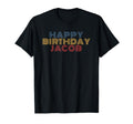 Happy Birthday Jacob Personalized Name T-Shirt - Unique Graphic Men Women - T-Shirt, Sweatshirt, Hoodie