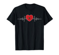 Morocco Heartbeat Moroccan Flag T-Shirt - Casual Everyday Wear for Adults - T-Shirt, Sweatshirt, Hoodie