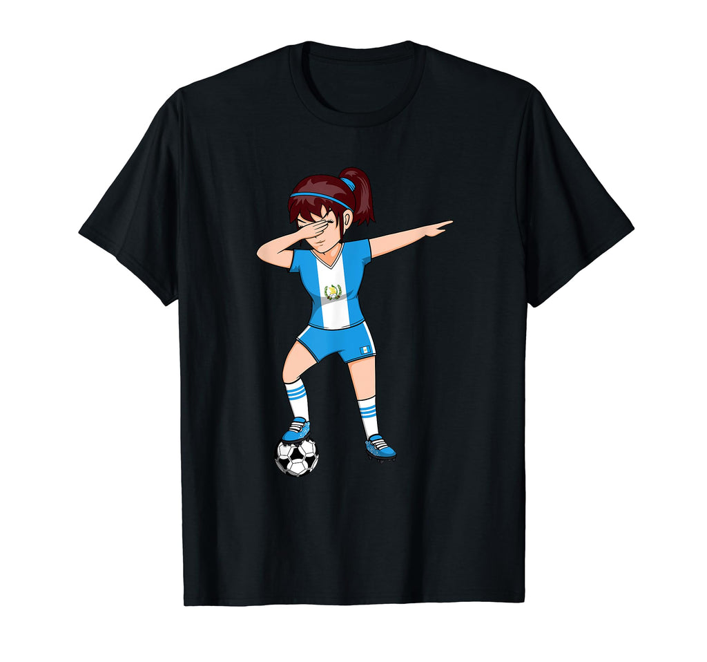 Dabbing Soccer Guatemala Jersey T-Shirt - Minimalist Print Unisex - T-Shirt, Sweatshirt, Hoodie