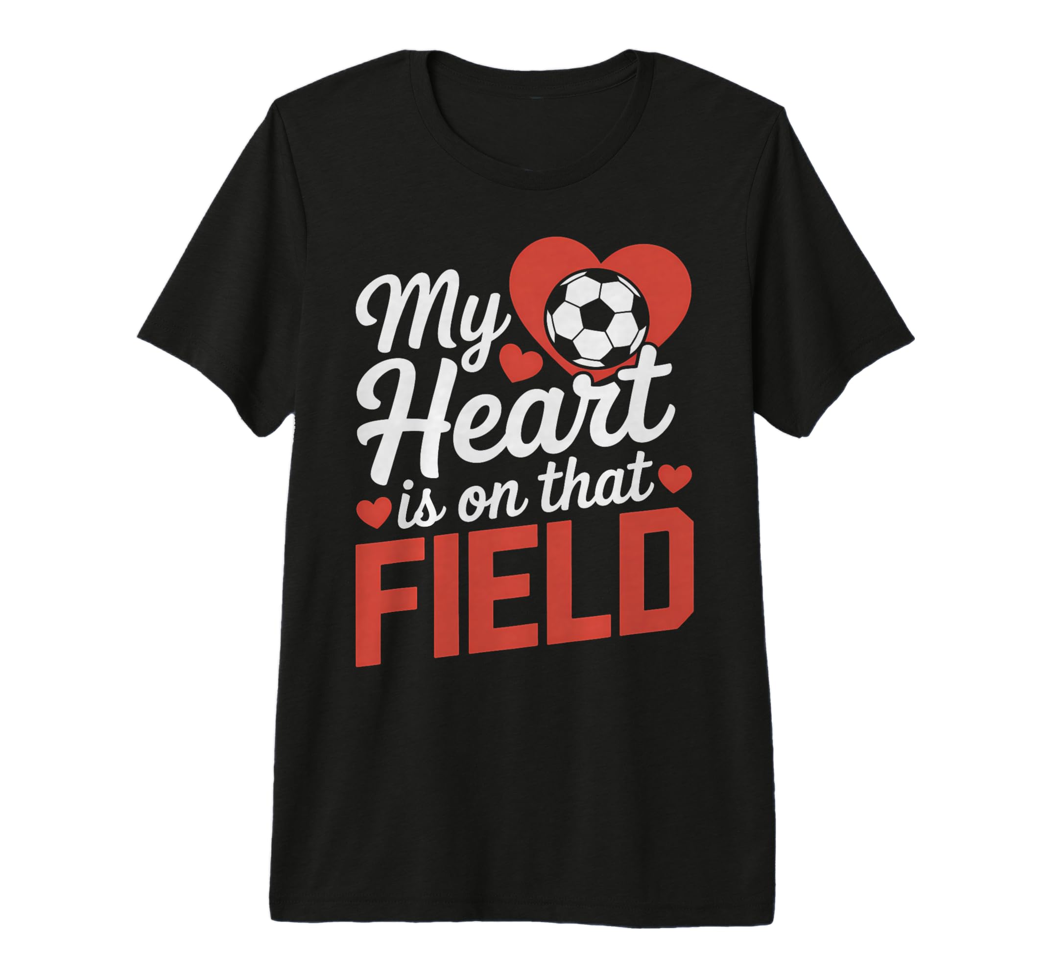 My Heart Is That Field Soccer Tri Blend T-Shirt - Novelty Apparel Men Women - T-Shirt, Sweatshirt, Hoodie