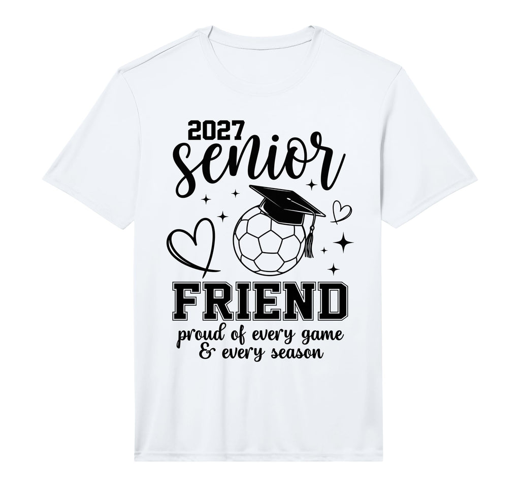 2027 Senior Soccer Friend Proud Family T-Shirt - Graphic Print Men Women - T-Shirt, Sweatshirt, Hoodie