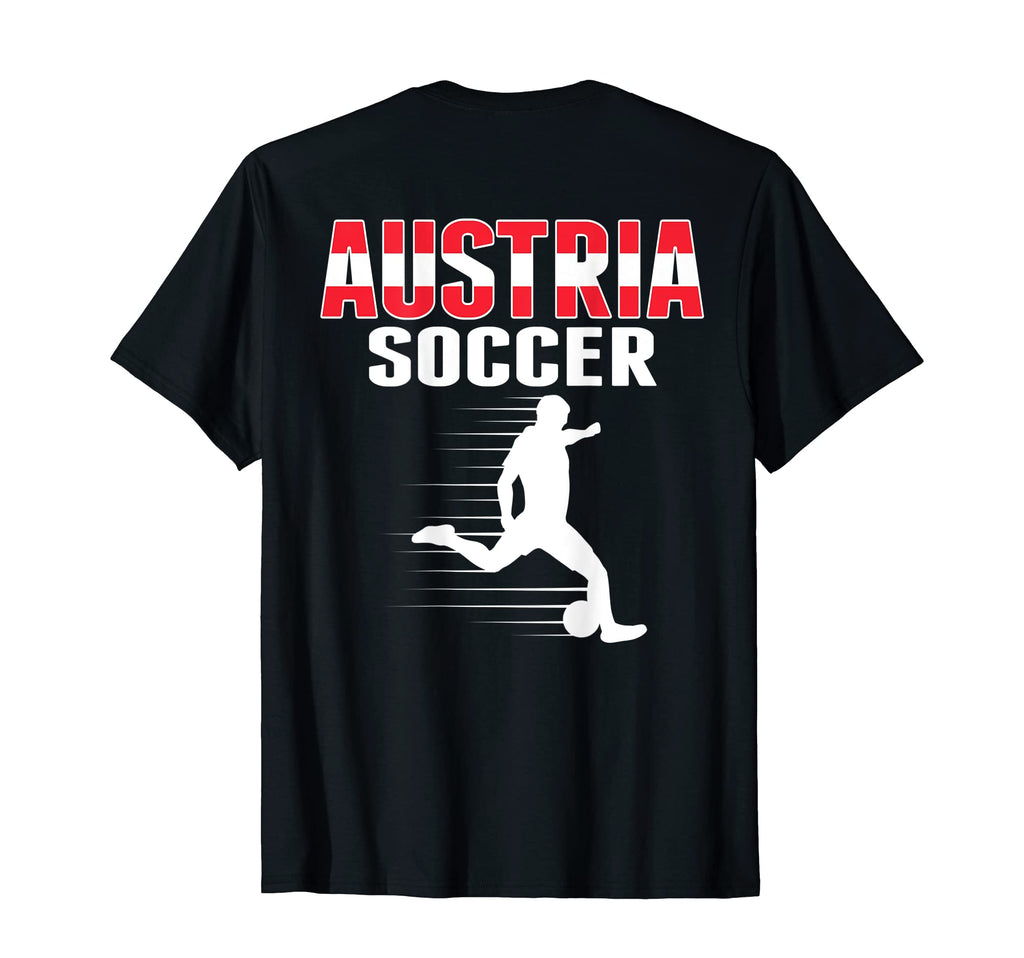 Austria Soccer Lovers Jersey Proud T-Shirt - Custom Art Print Men Women - T-Shirt, Sweatshirt, Hoodie