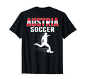 Austria Soccer Lovers Jersey Proud T-Shirt - Custom Art Print Men Women - T-Shirt, Sweatshirt, Hoodie