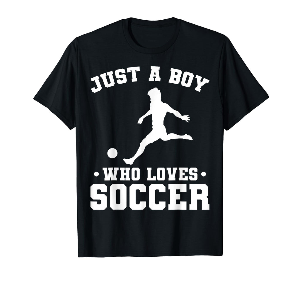 Just Who Loves Soccer Funny Soccer T-Shirt - Minimalist Print for Adults - T-Shirt, Sweatshirt, Hoodie