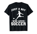 Just Who Loves Soccer Funny Soccer T-Shirt - Minimalist Print for Adults - T-Shirt, Sweatshirt, Hoodie