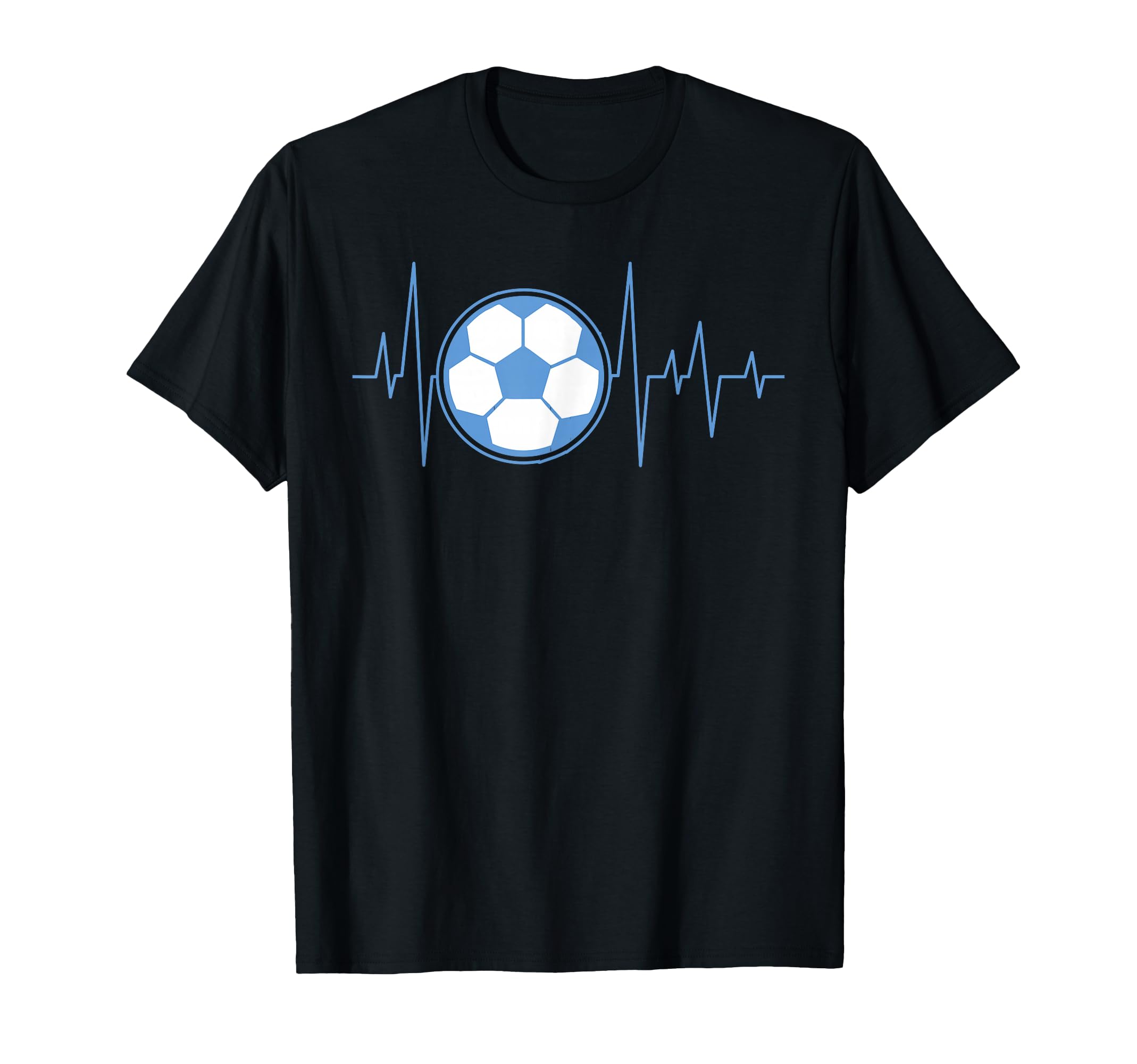 Funny Football Heartbeat Ekg T-Shirt - Casual Everyday Wear Men Women - T-Shirt, Sweatshirt, Hoodie