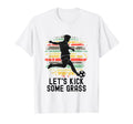 Lets Kick Some Grass Soccer Player Funny T-Shirt - Custom Art Print Unisex - T-Shirt, Sweatshirt, Hoodie
