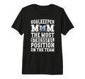 Funny Hockey Goalkeeper Mom Hockey T-Shirt - Minimalist Print Unisex - T-Shirt, Sweatshirt, Hoodie
