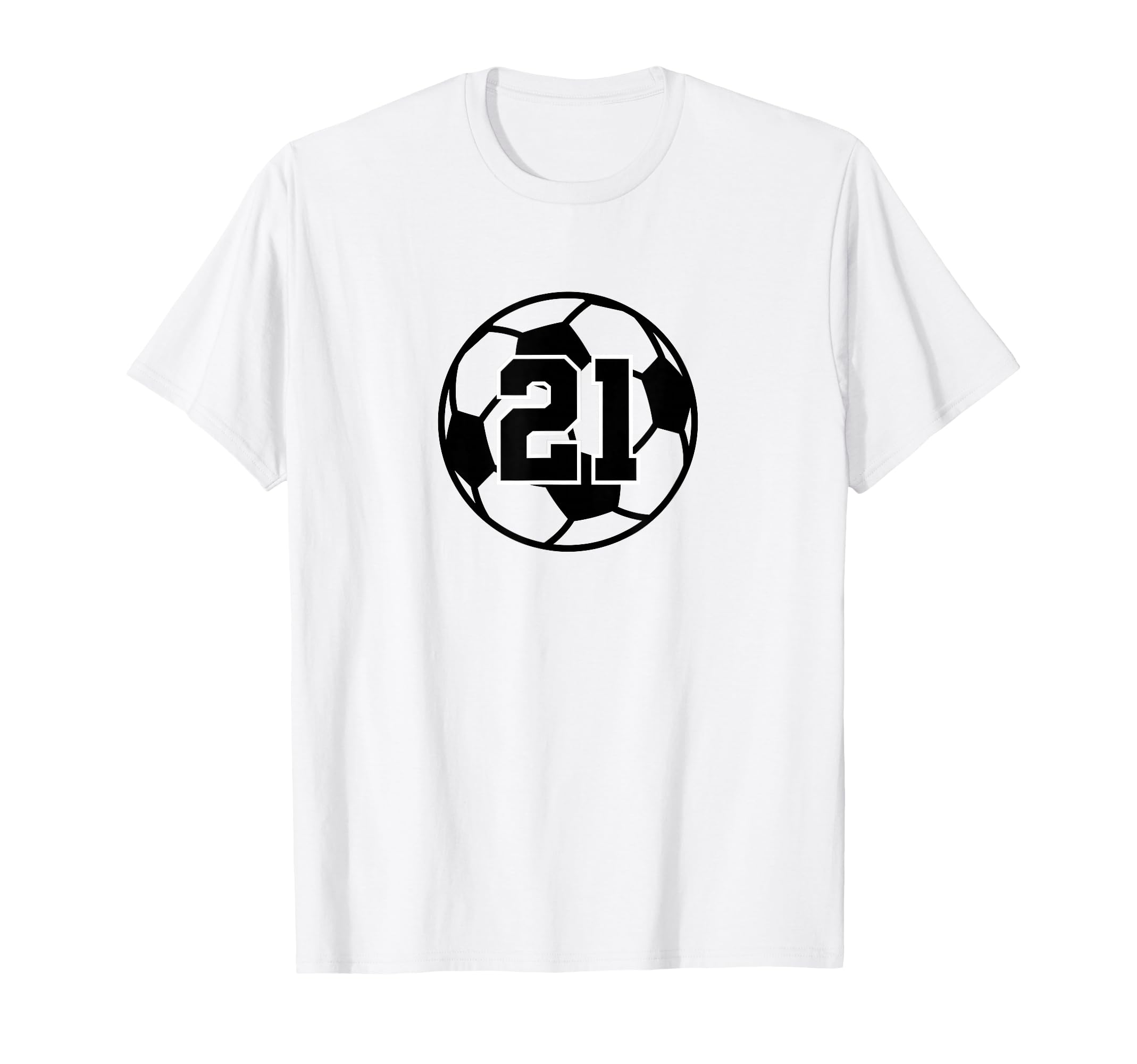 Number 21 Soccer T-Shirt - Unique Graphic Men Women - T-Shirt, Sweatshirt, Hoodie