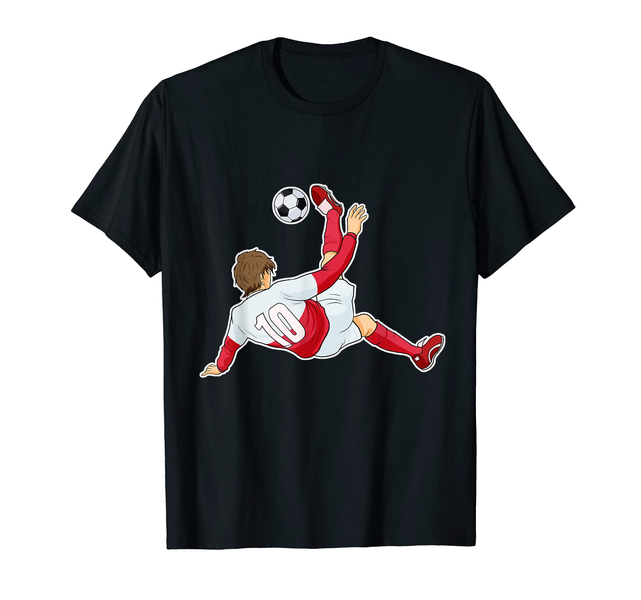 Polish Flag Soccer Team I Soccer Poland T-Shirt - Graphic Print for Adults - T-Shirt, Sweatshirt, Hoodie