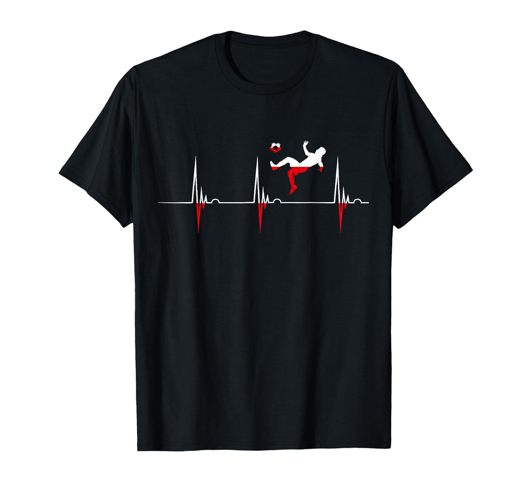 Poland Heartbeat Ekg Pulse Polish T-Shirt - Aesthetic Graphic for Adults - T-Shirt, Sweatshirt, Hoodie