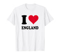Love Stories I Heart England T-Shirt - Streetwear Style Unisex - T-Shirt, Sweatshirt, Hoodie