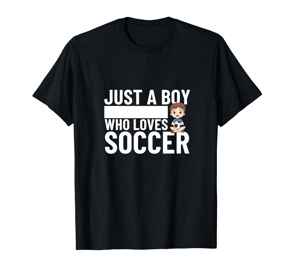 Soccer Player Just Who Loves Soccer T-Shirt - Minimalist Print for Adults - T-Shirt, Sweatshirt, Hoodie