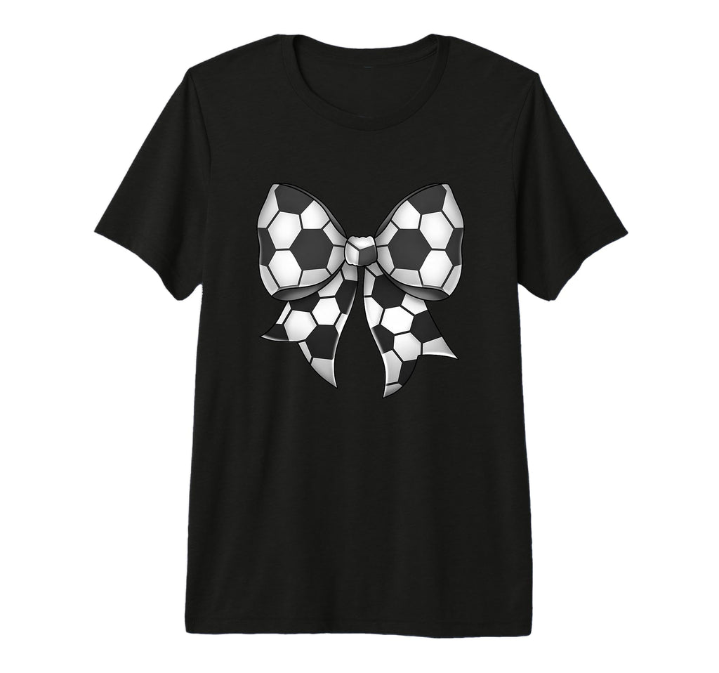 Soccer Sports Coquette Bow Tri Blend T-Shirt - Aesthetic Graphic Unisex - T-Shirt, Sweatshirt, Hoodie