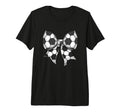 Soccer Sports Coquette Bow Tri Blend T-Shirt - Aesthetic Graphic Unisex - T-Shirt, Sweatshirt, Hoodie