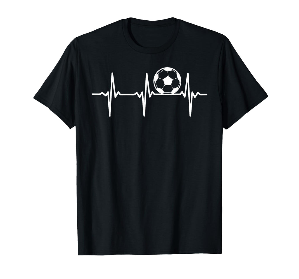 Soccer Heartbeat Soccer Player T-Shirt - Minimalist Print for Adults - T-Shirt, Sweatshirt, Hoodie