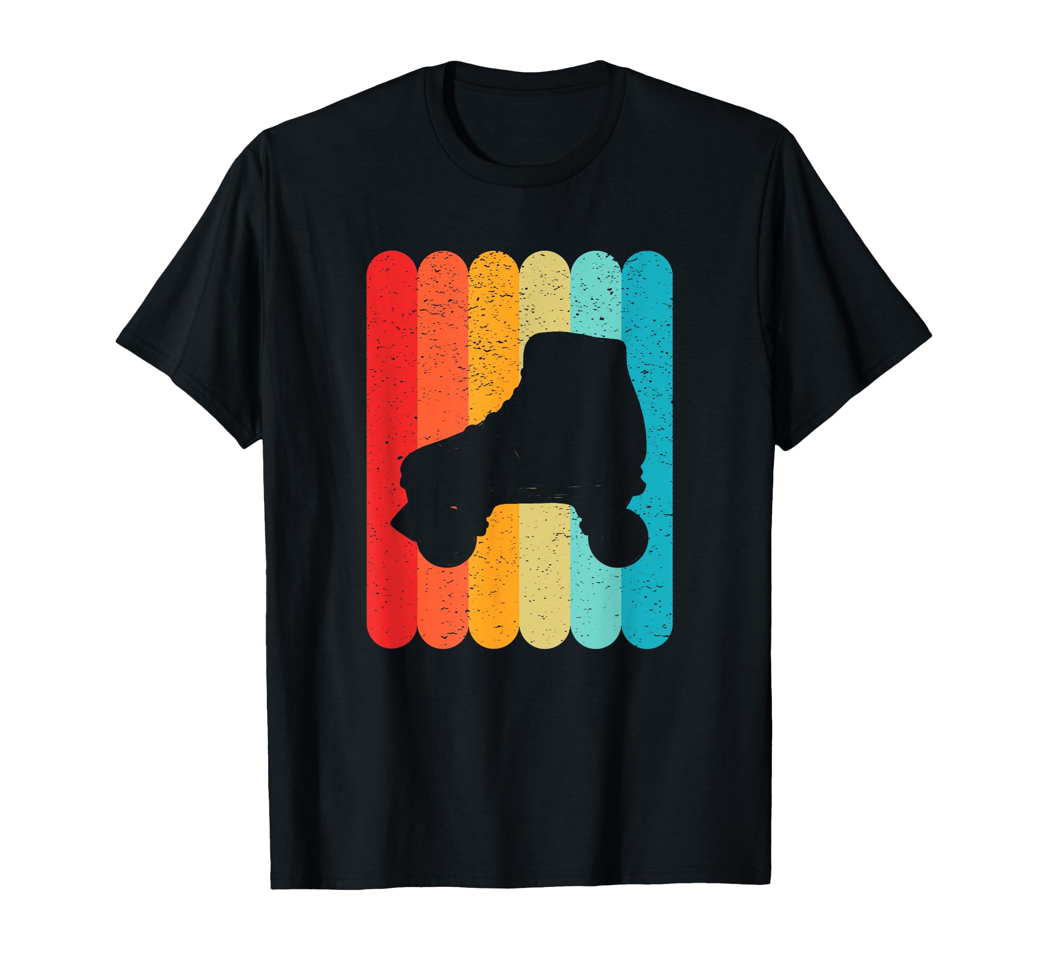 Roller Skate Silhouette Lines 80S T-Shirt - Novelty Apparel Men Women - T-Shirt, Sweatshirt, Hoodie