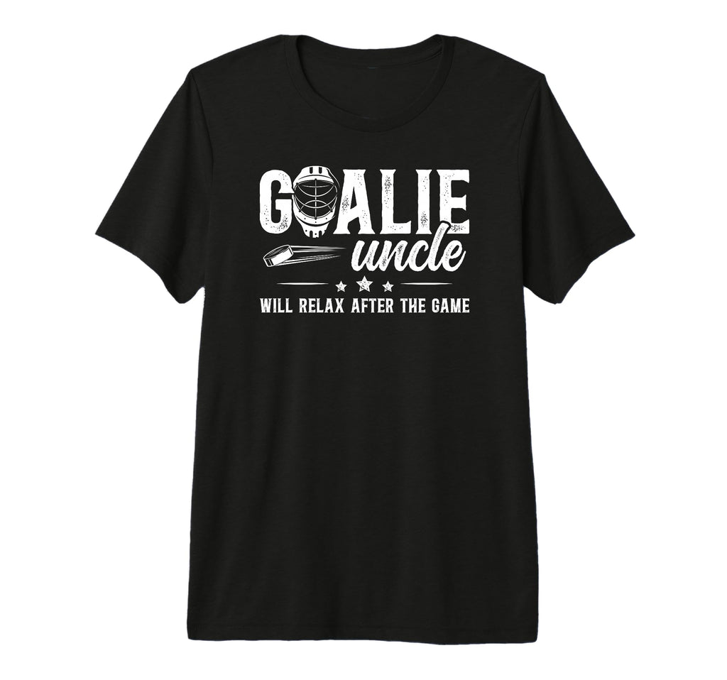 Mens Funny Hockey Goalie Uncle Ice T-Shirt - Novelty Apparel Men Women - T-Shirt, Sweatshirt, Hoodie
