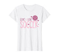 Soccer Soccer Player Live Love Soccer T-Shirt - Custom Art Print Men Women - T-Shirt, Sweatshirt, Hoodie