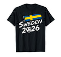 Sweden Soccer Football Game Player Fan T-Shirt - Trendy Graphic Men Women - T-Shirt, Sweatshirt, Hoodie
