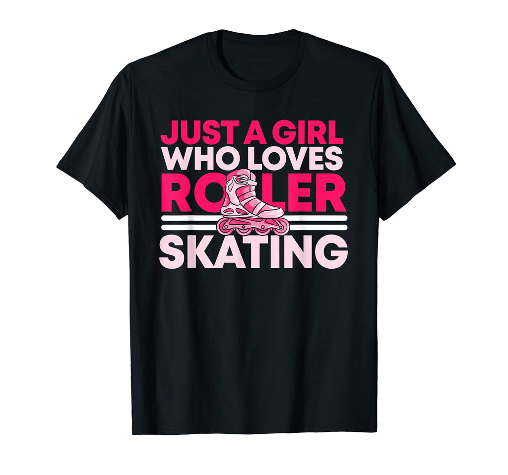 Just Who Loves Roller Skating Roller T-Shirt - Custom Art Print Unisex - T-Shirt, Sweatshirt, Hoodie