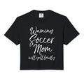 Funny Soccer Mom Gift Warning Soccer Mom T-Shirt - Trendy Graphic Unisex - T-Shirt, Sweatshirt, Hoodie