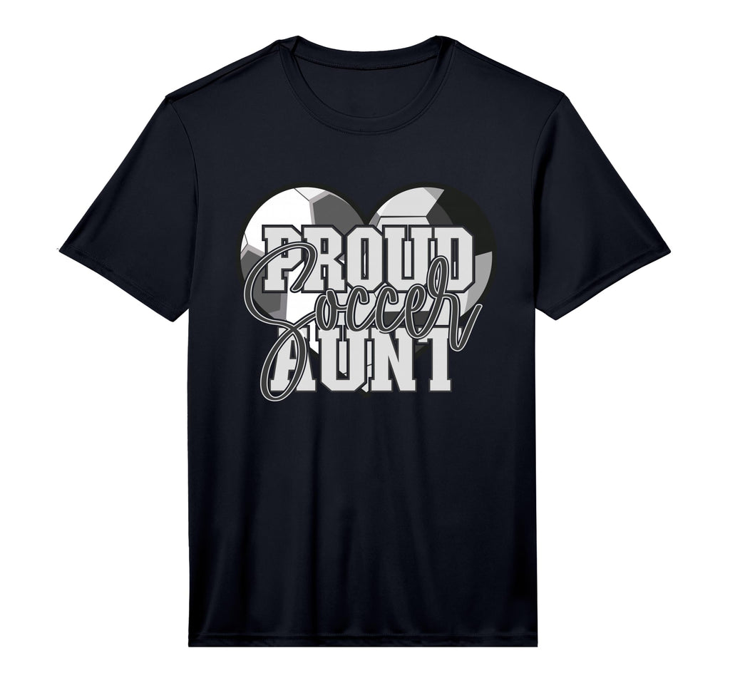 Proud Soccer Aunt Family Matching T-Shirt - Unique Graphic Men Women - T-Shirt, Sweatshirt, Hoodie