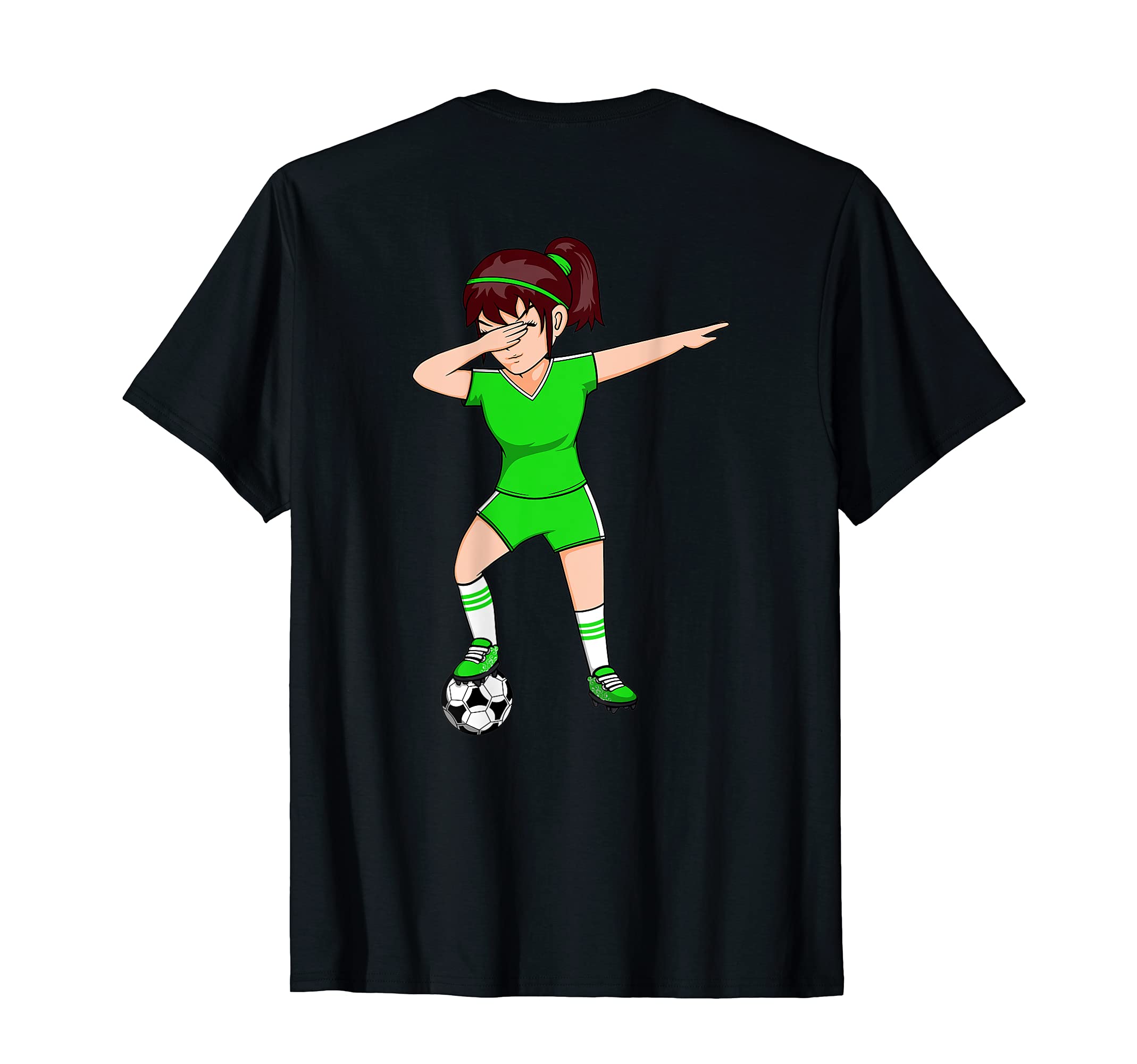 Dabbing Soccer Football Green Sport T-Shirt - Novelty Apparel for Adults - T-Shirt, Sweatshirt, Hoodie