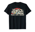 Peace Love Soccer T-Shirt - Streetwear Style Unisex - T-Shirt, Sweatshirt, Hoodie