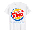 Christ Is King Christian Jesus T-Shirt - Custom Art Print Unisex - T-Shirt, Sweatshirt, Hoodie
