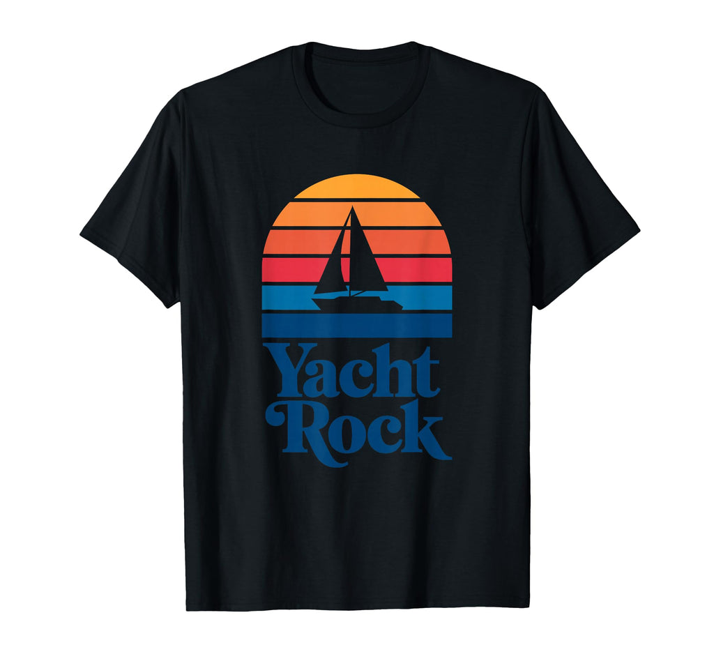 Yacht Rock Sunset Sailboat T-Shirt - Trendy Graphic Unisex - T-Shirt, Sweatshirt, Hoodie