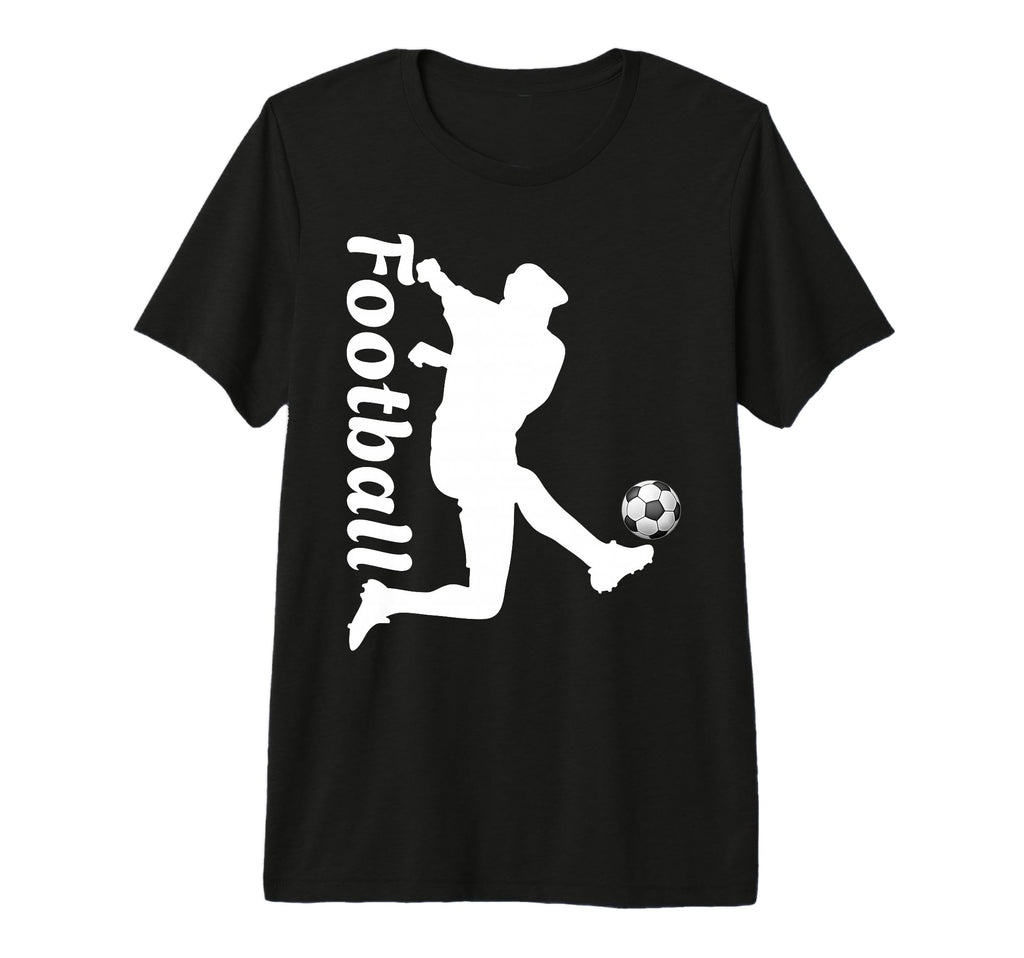 Football Soccer Player Kick Action Art Fan T-Shirt - Graphic Print Unisex - T-Shirt, Sweatshirt, Hoodie