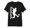 Football Soccer Player Kick Action Art Fan T-Shirt - Graphic Print Unisex - T-Shirt, Sweatshirt, Hoodie