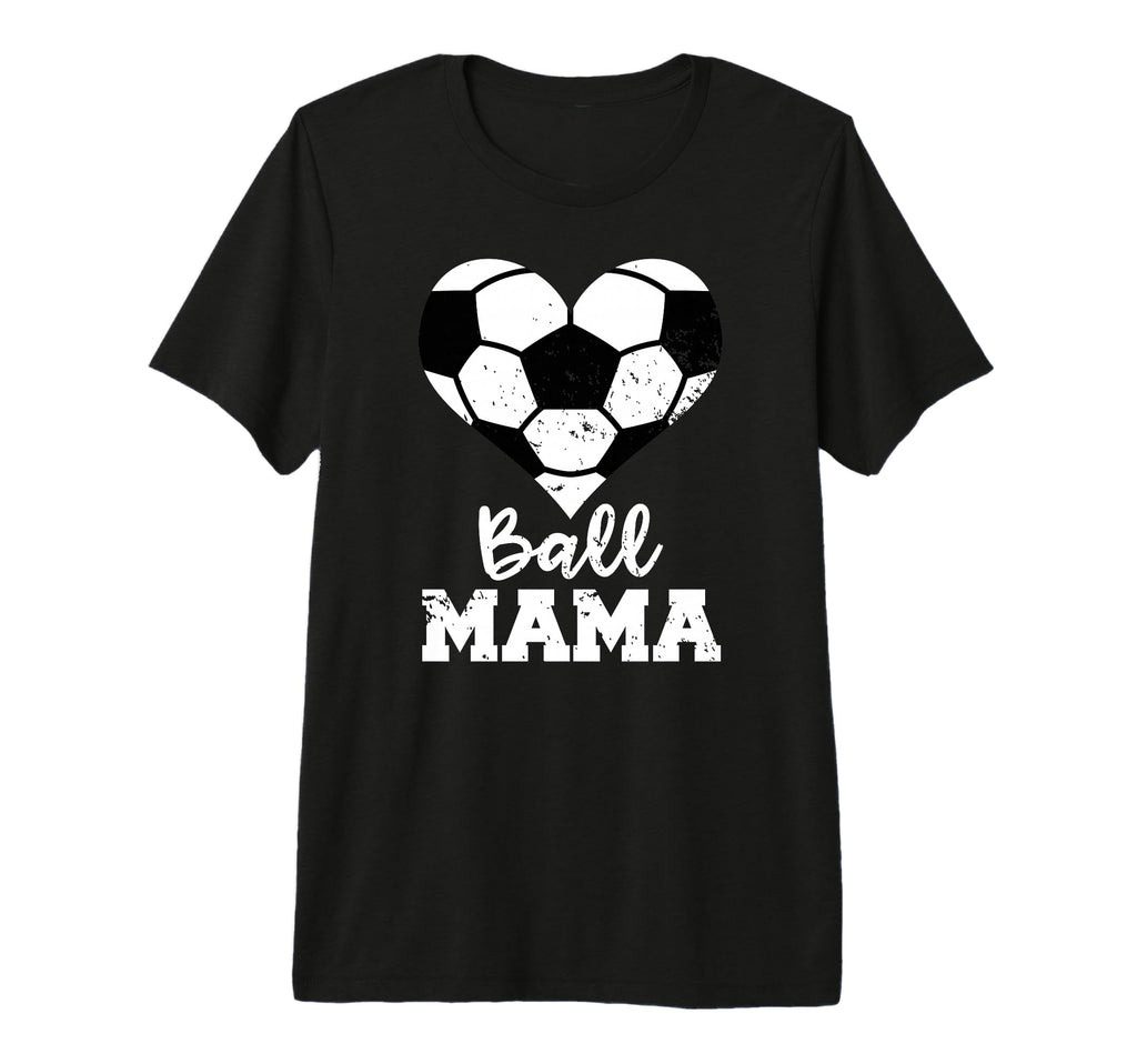 Ball Mama Funny Soccer Mama Tri Blend T-Shirt - Streetwear Style for Adults - T-Shirt, Sweatshirt, Hoodie