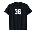 Number 36 80S 90S Soccer Team Jersey T-Shirt - Streetwear Style for Adults - T-Shirt, Sweatshirt, Hoodie