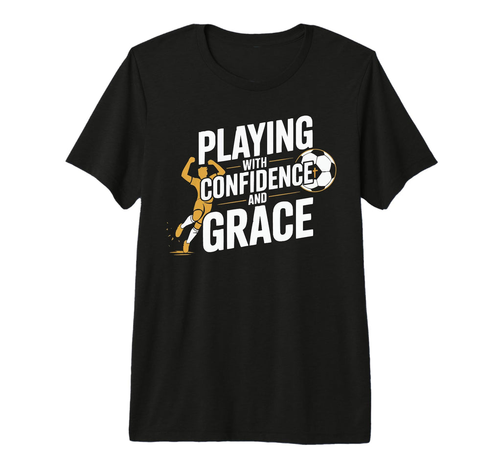 Christian Soccer Player Religious Bible T-Shirt - Novelty Apparel Unisex - T-Shirt, Sweatshirt, Hoodie