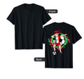 Dabbing Soccer Mexico Fan Jersey Floral T-Shirt - Unique Graphic Men Women - T-Shirt, Sweatshirt, Hoodie