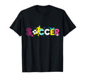 Soccer Coquette Bow Game Day Soccer Vibes T-Shirt - Custom Art Print Unisex - T-Shirt, Sweatshirt, Hoodie