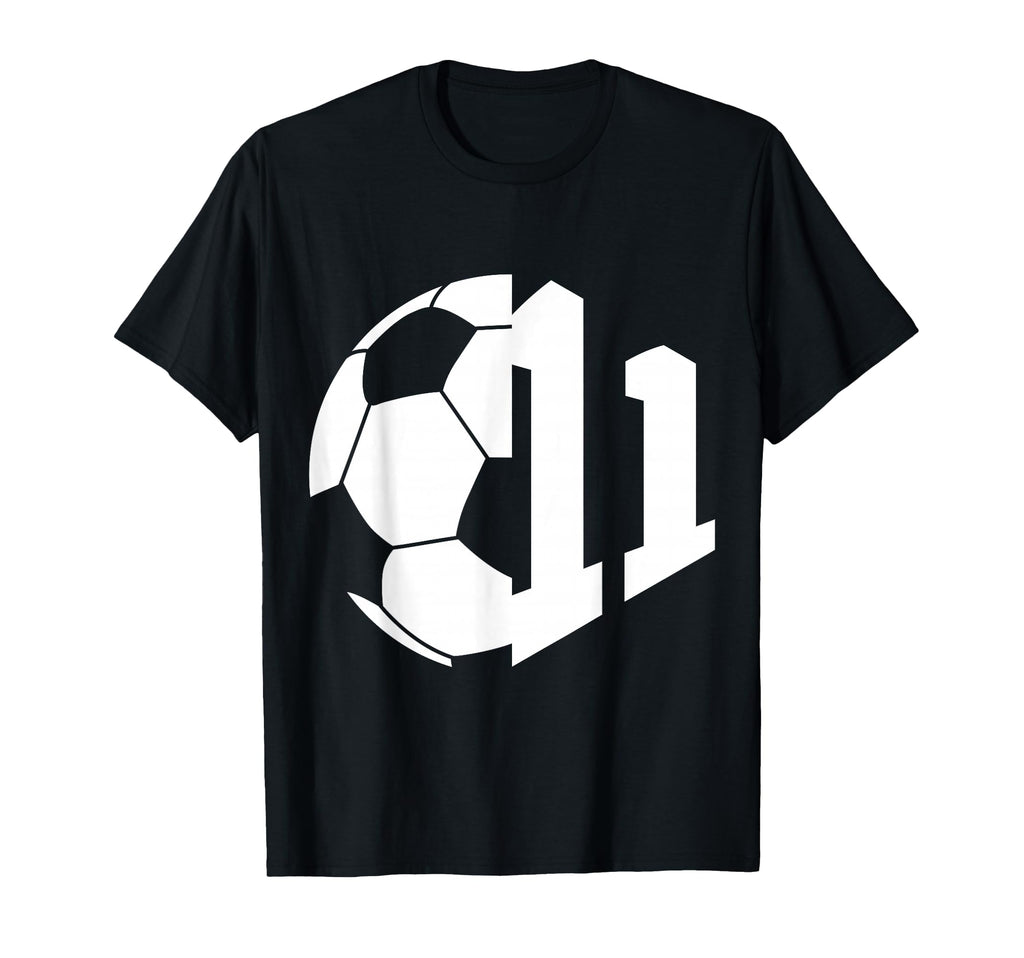 Number 11 Years Soccer 11Th Birthday T-Shirt - Fun Novelty Design Unisex - T-Shirt, Sweatshirt, Hoodie