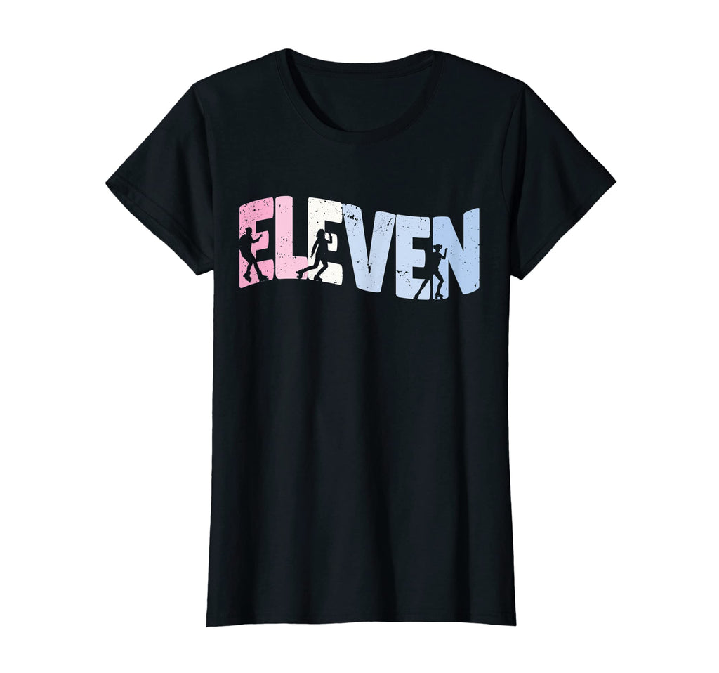 11 Year Old Roller Skating Birthday 11Th T-Shirt - Graphic Print Men Women - T-Shirt, Sweatshirt, Hoodie
