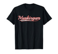 Muskingum Varsity Distressed Throwback T-Shirt - Trendy Graphic for Adults - T-Shirt, Sweatshirt, Hoodie