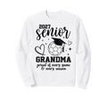 2027 Senior Soccer Grandma Proud Sweatshirt - Aesthetic Graphic Unisex - T-Shirt, Sweatshirt, Hoodie