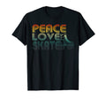 Peace Love Skate Old School Roller Skater T-Shirt - Novelty Apparel Unisex - T-Shirt, Sweatshirt, Hoodie