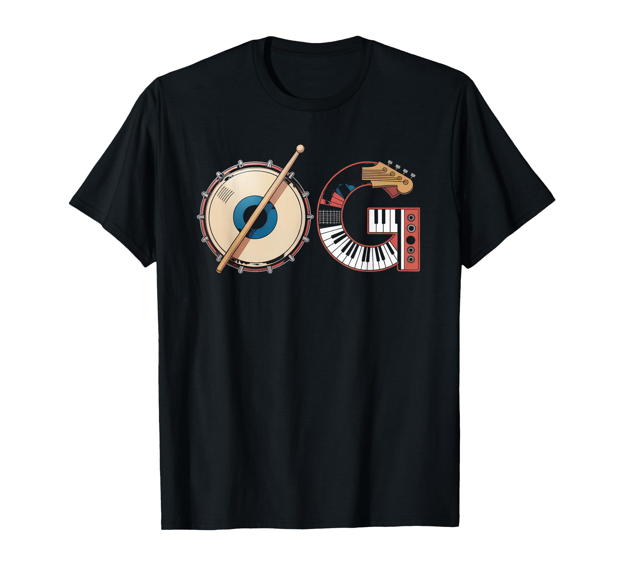 Old School Og Hip Hop Vinyl Cds Tapes T-Shirt - Novelty Apparel for Adults - T-Shirt, Sweatshirt, Hoodie
