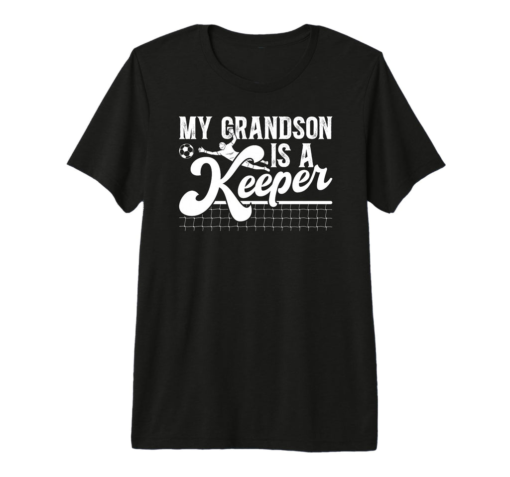 Mens Proud Soccer Keeper Papa Soccer T-Shirt - Casual Everyday Wear Unisex - T-Shirt, Sweatshirt, Hoodie