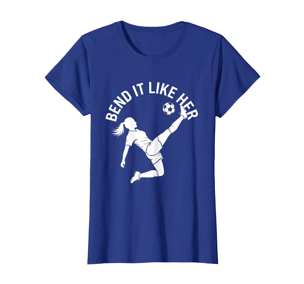 Bend It Like Her Womens Soccer T-Shirt - Minimalist Print Men Women - T-Shirt, Sweatshirt, Hoodie