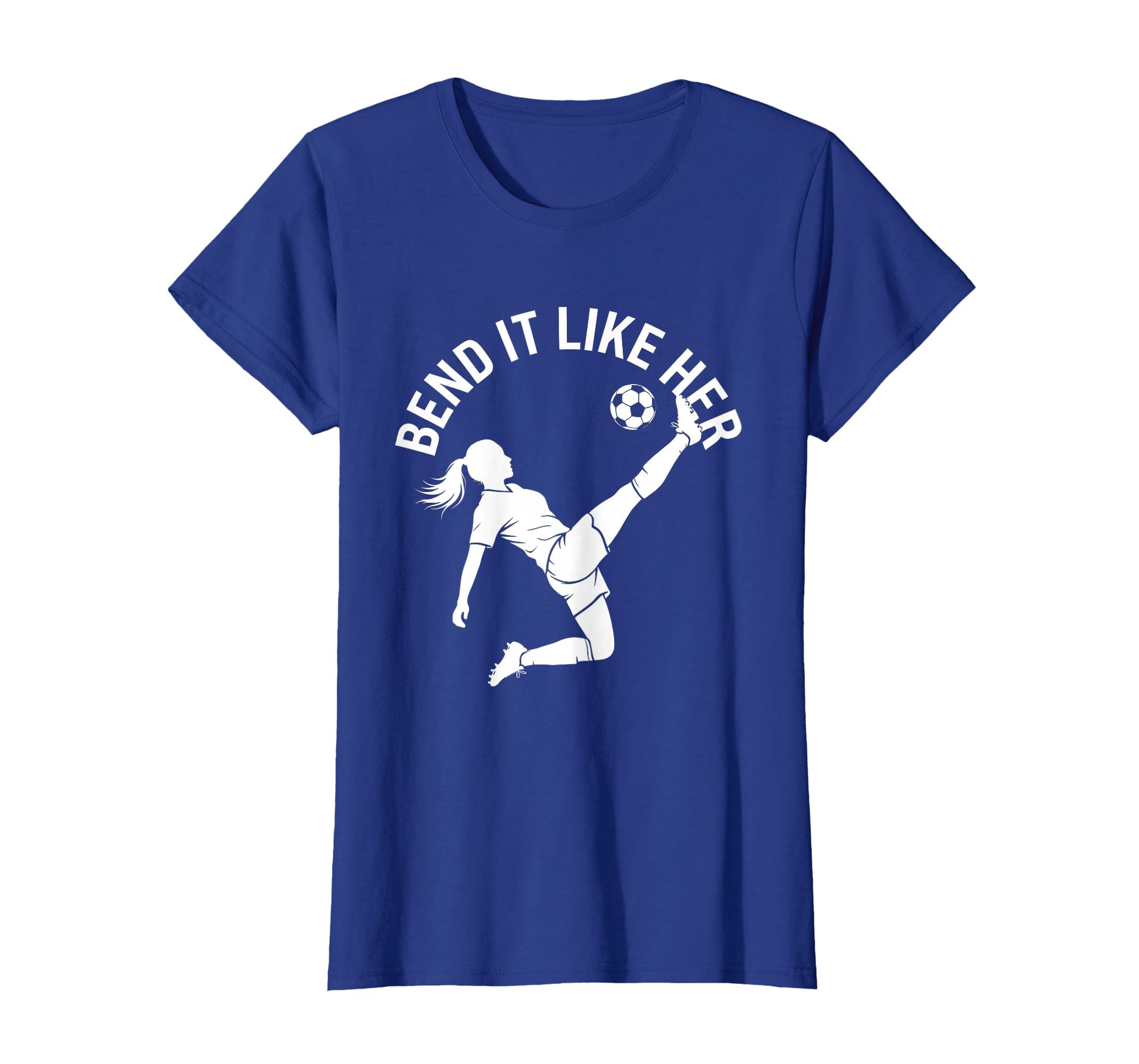 Bend It Like Her Womens Soccer T-Shirt - Minimalist Print Men Women - T-Shirt, Sweatshirt, Hoodie