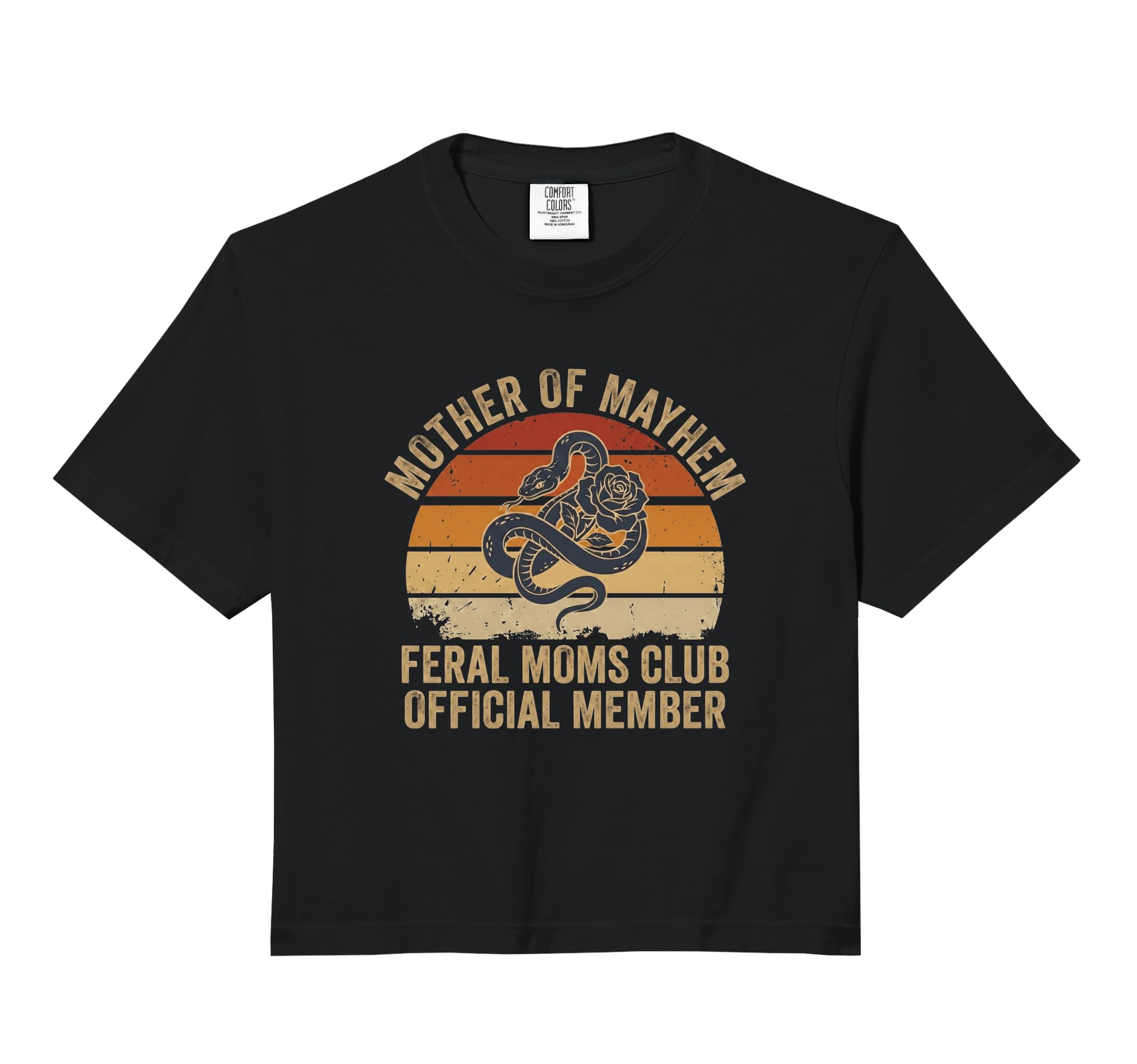 Mother Mayhem Feral Moms Club Funny Hoodie - Fun Novelty Design Men Women - T-Shirt, Sweatshirt, Hoodie
