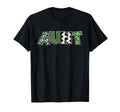 Soccer Auntie Aunt Birthday Party T-Shirt - Trendy Graphic for Adults - T-Shirt, Sweatshirt, Hoodie