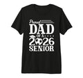 Proud Dad 2026 Senior Soccer T-Shirt - Custom Art Print for Adults - T-Shirt, Sweatshirt, Hoodie